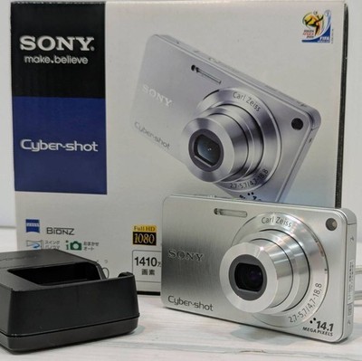 SONY Cyber-shot DSC-W350 Silver 14.1MP Compact Camera 4x Zoom 2010