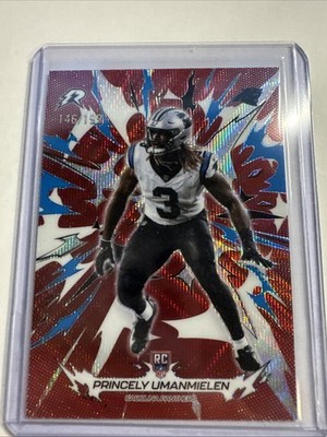 Princely Umanmielen RC 2025-26 Topps Resurgence Football Crimson Surge /199 #113