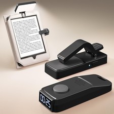 Page Turner Remote for Kindle with Reading Time Tracker and Book Light Rechar...