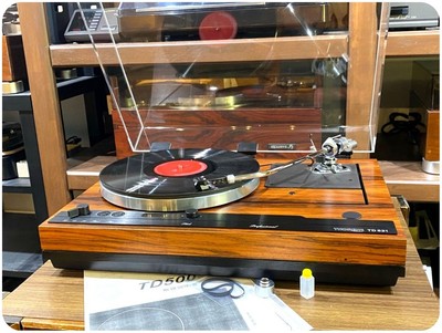 THORENS TD 521 Record Player w/ SME 3012-R Tonearm Tested Works Japan GS03 19.0