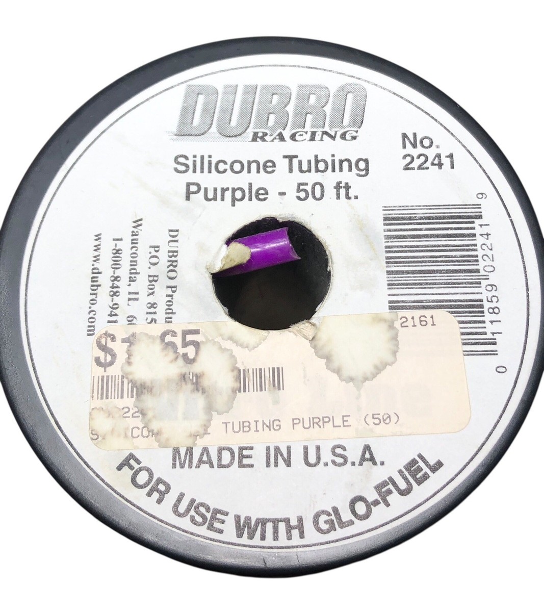 Dubro 2241 Nitro Glow Engine Fuel Line Purple 40 Feet 3/32 Inner