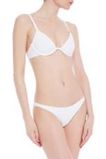 NWD 190 Onia  Large  Anna Textured Top  Ashley Bikini Bottom in White 4163