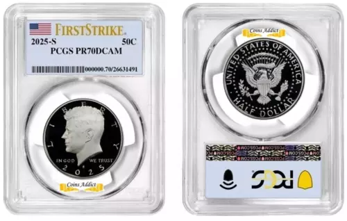 2025 S Kennedy Half Dollar 50C PCGS PR70DCAM First Strike #2