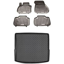 RX07242136-1 Satz Fußmatten und PE Kofferraumwanne für BMW X1 F48 ab 2016 Versio