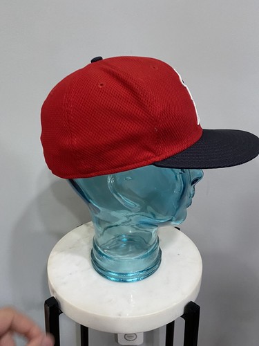 Los Angeles Angels Hat Mens 7 1/8 Cap 59Fifty Hat Red New Era Authentic MLB - Picture 3 of 6