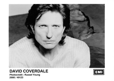 David Coverdale - Promo Photo 2000 - Into The Light - Whitesnake - Deep Purple