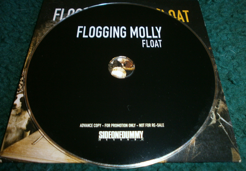 FLOGGING MOLLY - FLOAT - 2008 FULL ALBUM 11 TRACK ADVANCE COPY / PROMO CD - Picture 3 of 4
