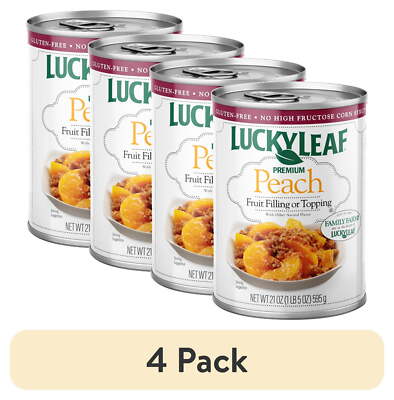 Premium Peach Fruit Filling & Topping, 21 oz