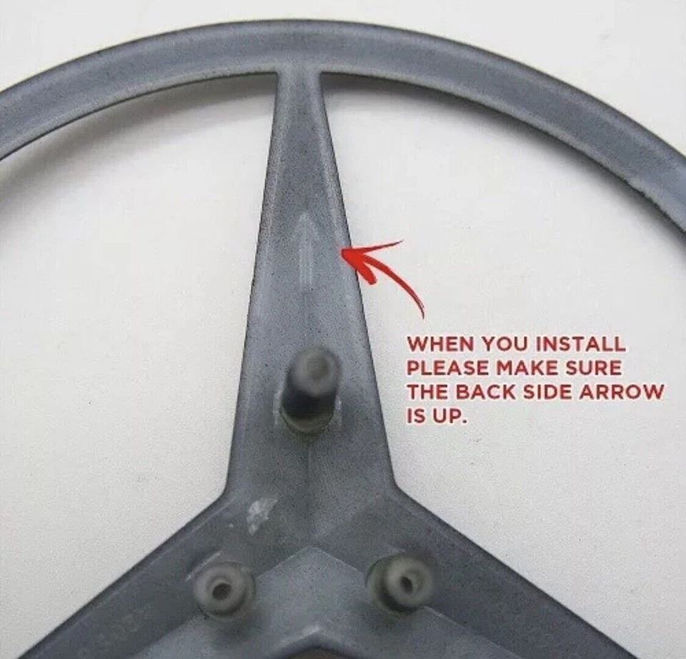 Emblema insignia estrella trasera negro brillante para Mercedes Benz GLB35 GLB220d GLB200d X247 Foto 2 de 2