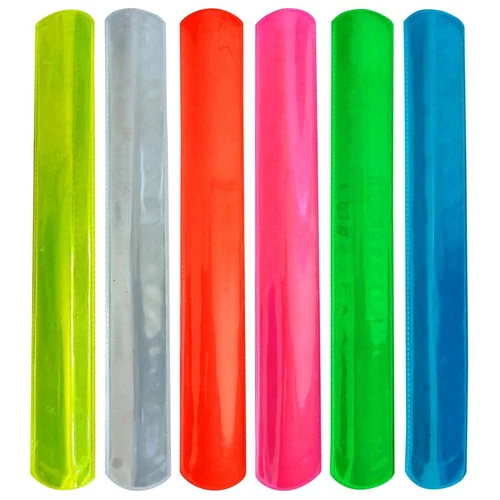 100pcs Reflective Safety Wrist Band Arm Ankle Knee Band Strip Ring Reflector - Picture 3 of 7