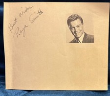 👀 Roger Smith FBI Signed Autograph Album Page 👀