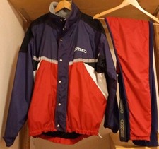 Sovra TUTA sci da fondo/allenamento Active Wear BRIKO Racing System L-XL vintage