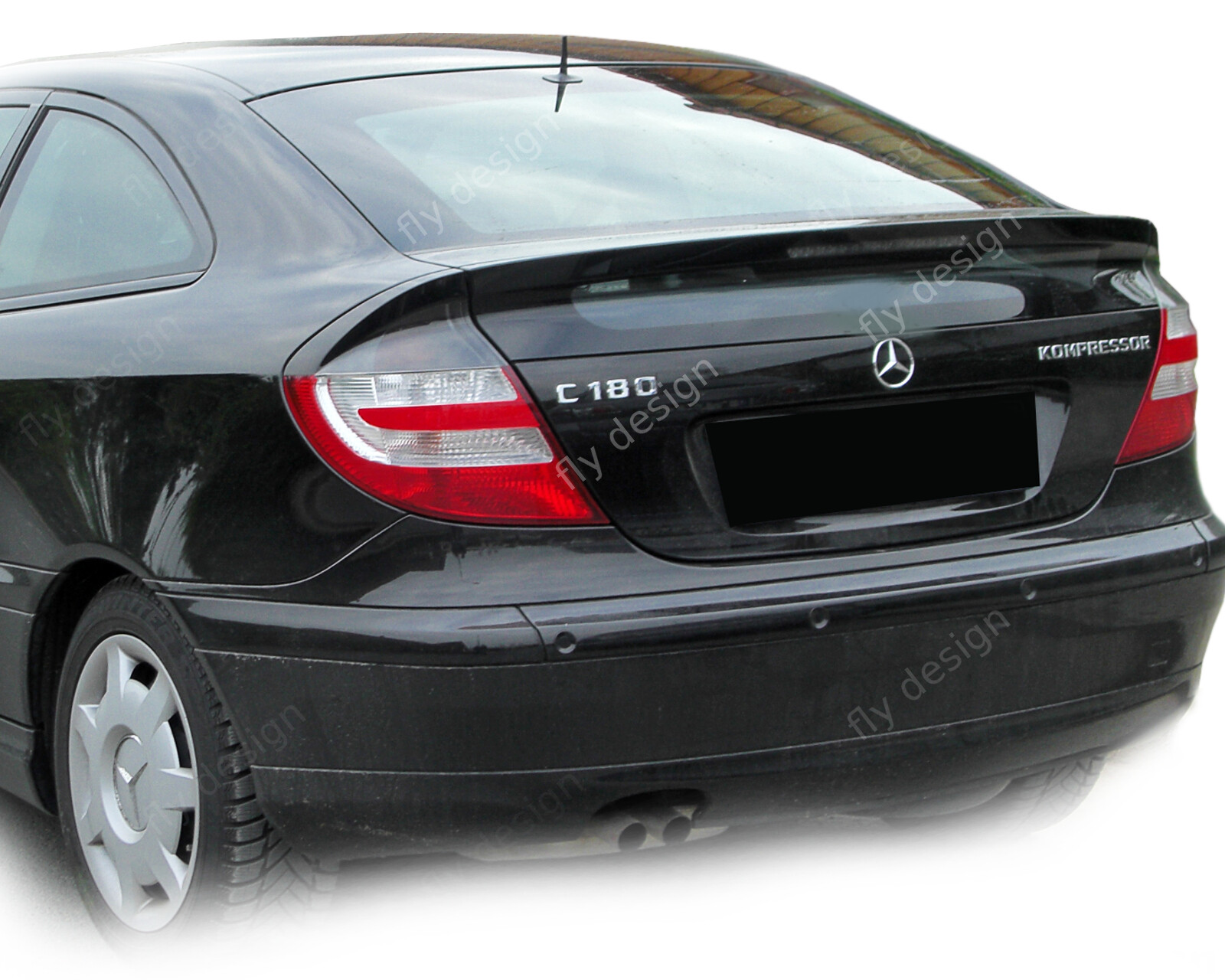 Rear Spoiler suitable for MERCEDES CL203 W203 SportCoupe