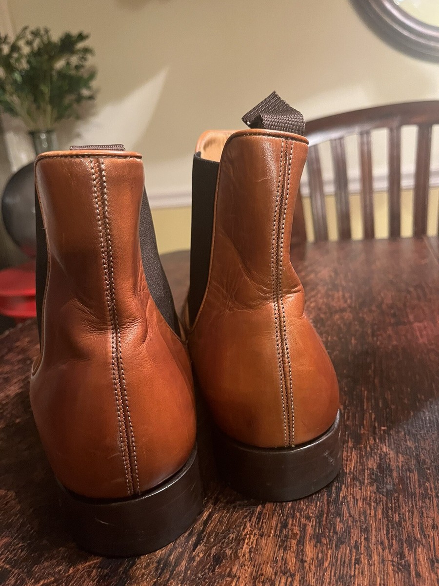 Valentino Garavani Mens Tall Brown Leather Boots Size 41.5 Men main image 3