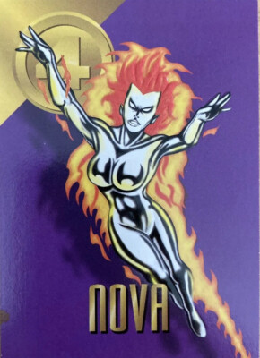 Marvel Vision Embossed Nova Fantastic Four #71 Fleer/Skybox 1996