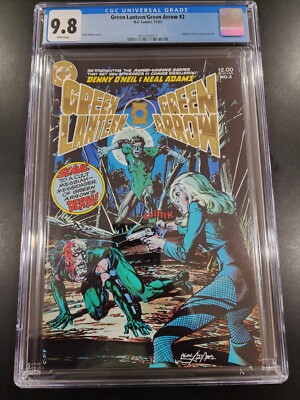 Green Lantern / Green Arrow #2 CGC 9.8; Neal Adams & Frank Giacoia Cover,...