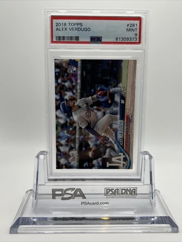 2018 Topps Alex Verdugo Rookie Baseball Card #281 PSA 9 Mint