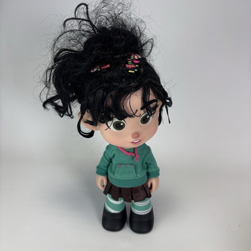 Disney Wreck It Ralph Talking BANDAI Vanellope Von Schweetz Doll Toy Figure 12"