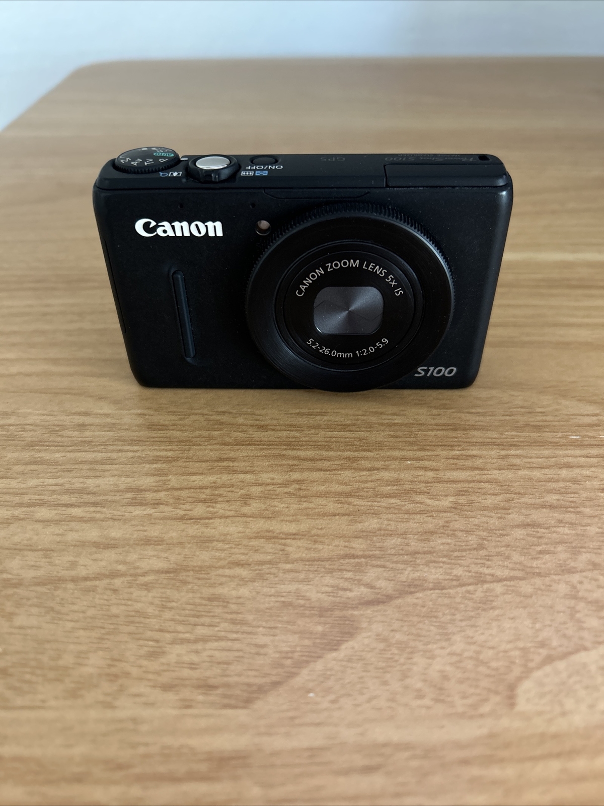 Canon PowerShot S100 Digital Compact Camera 12.1MP Black FLASH DOESNT