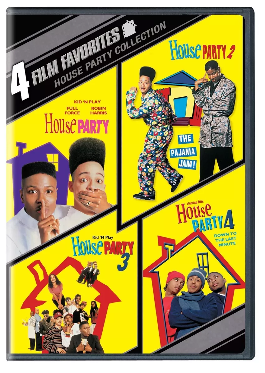 HOUSE PARTY 1 2 3 4 Movie Pack Kid N Play DVD REGION 1