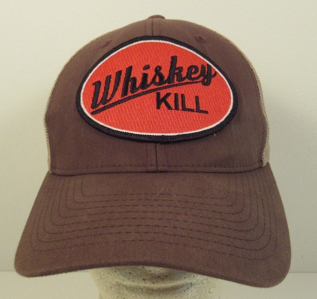 Whiskey Kill Patch Mesh Hat Cap Snapback - image 1