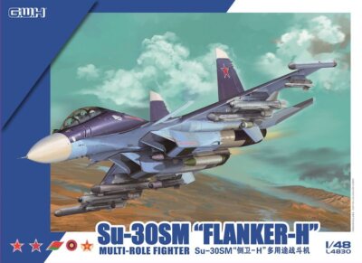 Great Wall Hobby L4830 1:48 Suchoi Su-30M 'Flanker H' Multirole Fighter Russian 