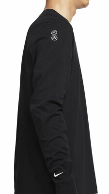 Nike Naomi Osaka Long-Sleeve Tennis T-Shirt Black DV0003-010 Size