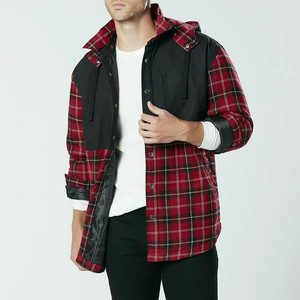 casaco xadrez vermelho masculino