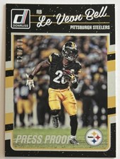 Le’Veon Bell 2016 Panini Donruss Silver Press Proof #’D /100 #237 Steelers ESE