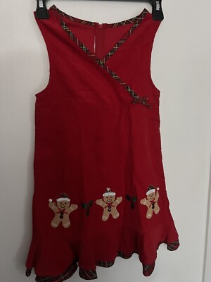 Girls Corduroy Christmas Dress (Size: Kids 4 Yrs Old) | eBay