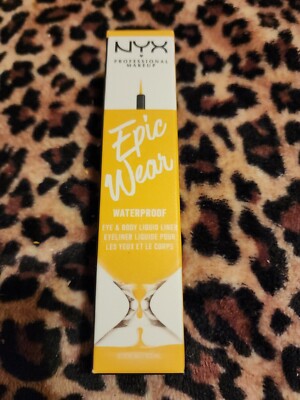 NYX Professional Epic Wear Liquid Liner Waterproof Eyeliner  -  - 0.12 fl oz