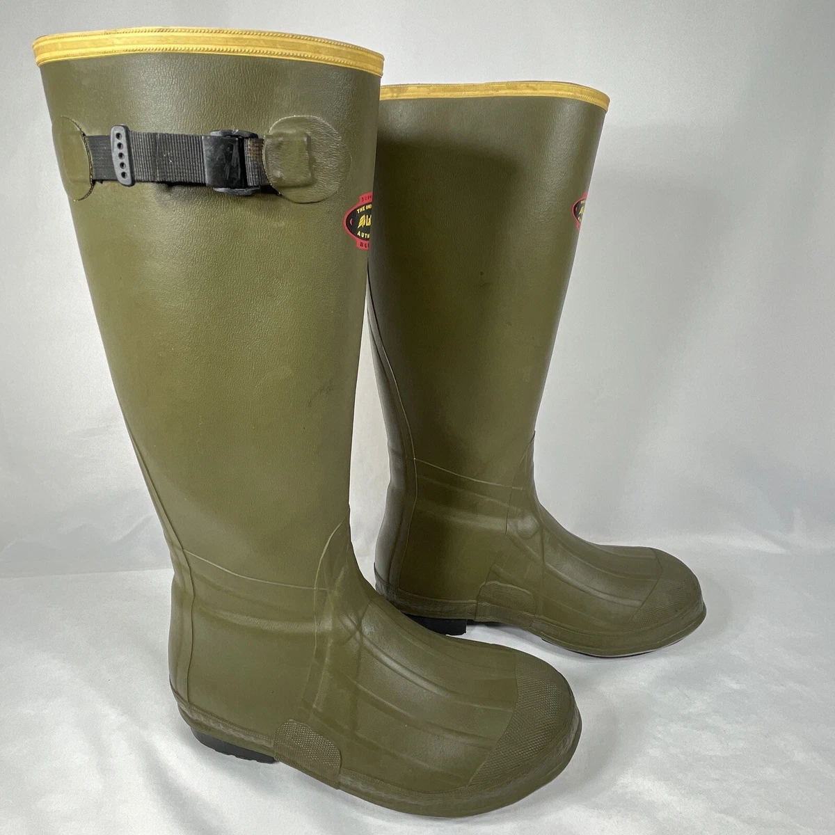 LACROSSE Burly Classic Waterproof Rubber Boot Men s Green 18