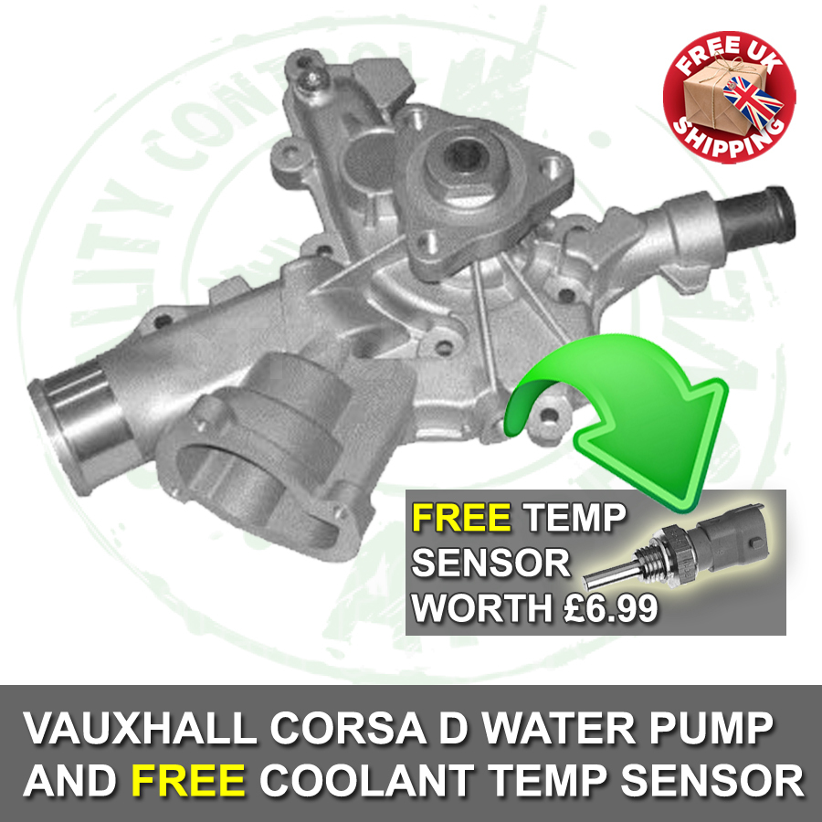 WATER PUMP VAUXHALL CORSA D 1.2 16V 2006 2011 CORSA D WATERPUMP 1.2 PETROL 16V eBay