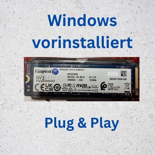 SSD Festplatte Kingston NV3 windows vorinstalliert für Acer Aspire 3 A315-23 - Afbeelding 1 van 1