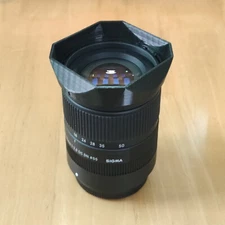 3D Print Square Lens Hood for SIGMA 18-50mm 1:2.8 DC DN 021 Lens LH582-02