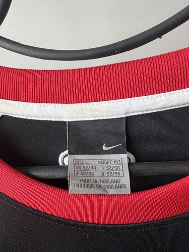 2008/2009 MANCHESTER UNITED TRAINING SOCCER JERSEY FOOTBALL SHIRT NIKE SZ L MENS - Picture 4 of 12