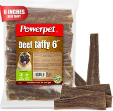 Beef Dog Treats Taffy Esophagus Gullet 6" 100% Natural Chews for Dogs