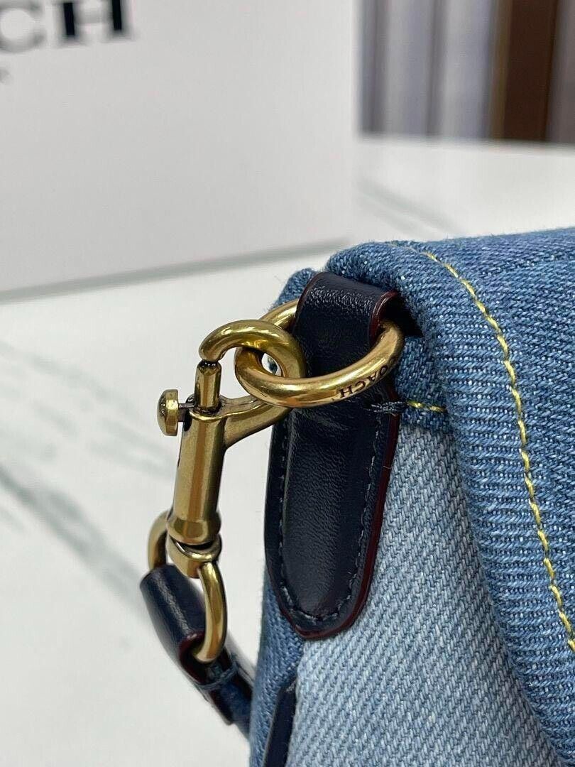 COACH OUTLET Soho Bag shoulder bag Upcycle Repurpose Denim COACH OUTLET Soho Bag shoulder bag Upcycle Repurpose Denim