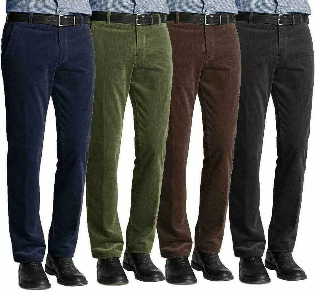 Gents Cotton Corduroy Cord Formal Pant Trousers Men Casual Wear Corduroy  Pants