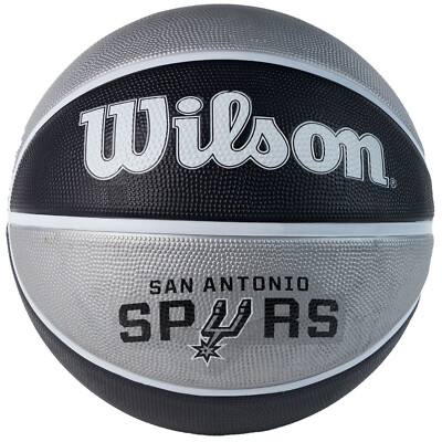 Basketball Unisex, Wilson NBA Team San Antonio Spurs Ball, Schwarz