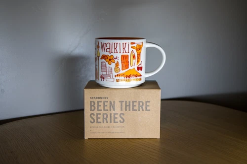 Starbucks Been There Series 14oz Mug - Waikiki with UPC and box