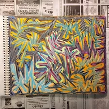 Drawing 11X14" Oil Pastel on Paper