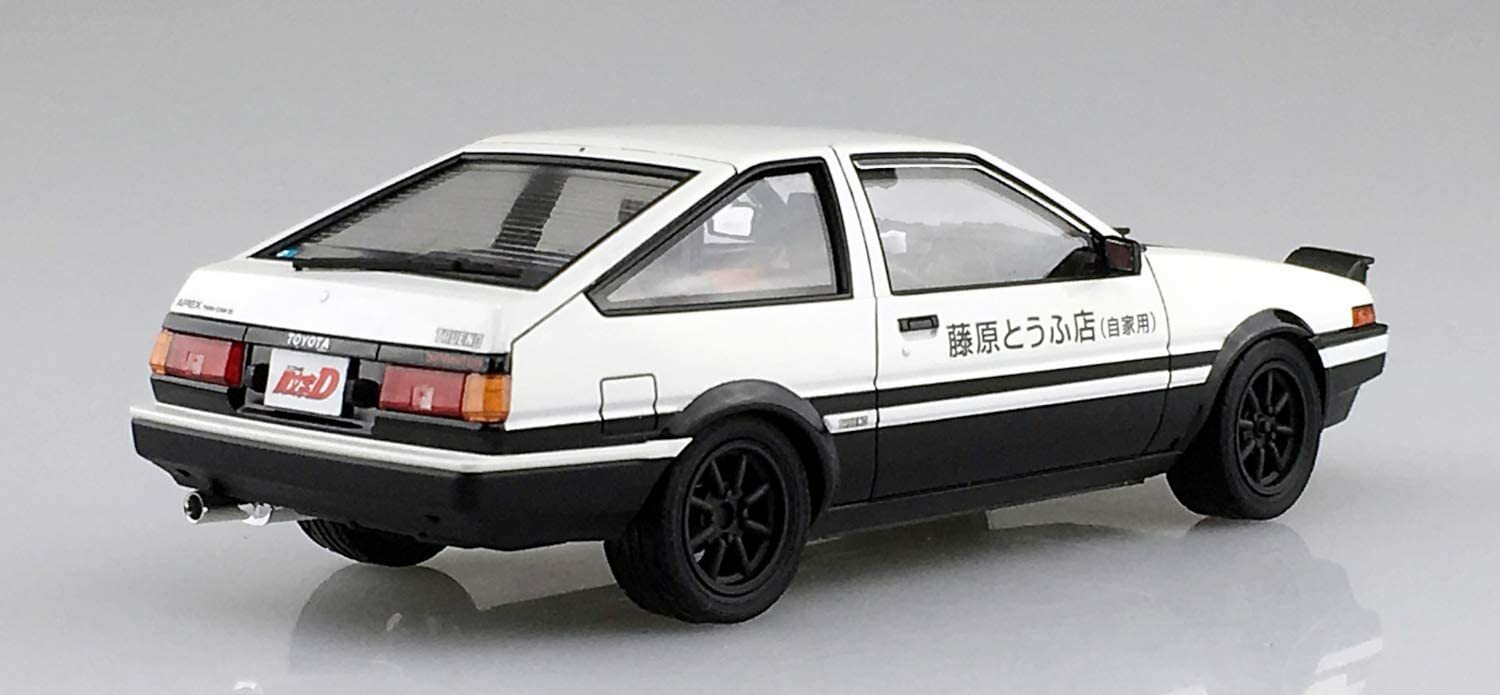 Initial D Toyota Ae86 Takumi Fujiwara 1 24 Scale Model Kit Aoshima For Sale Online Ebay