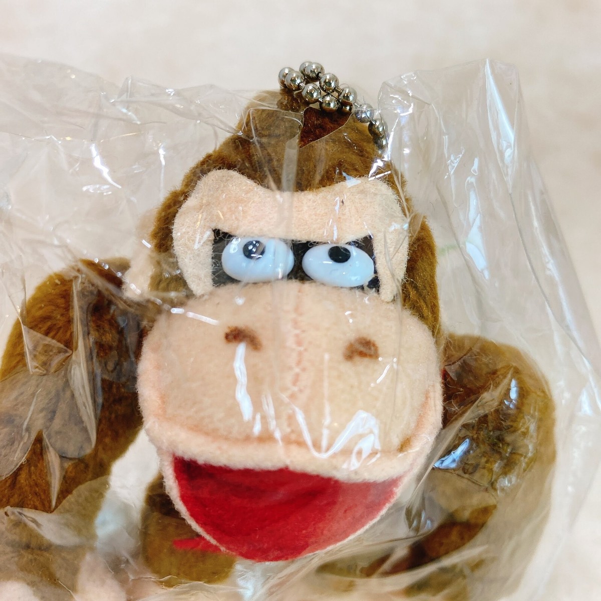 Rare 1999 Donkey Kong key chain mascot donkey plush doll Toy