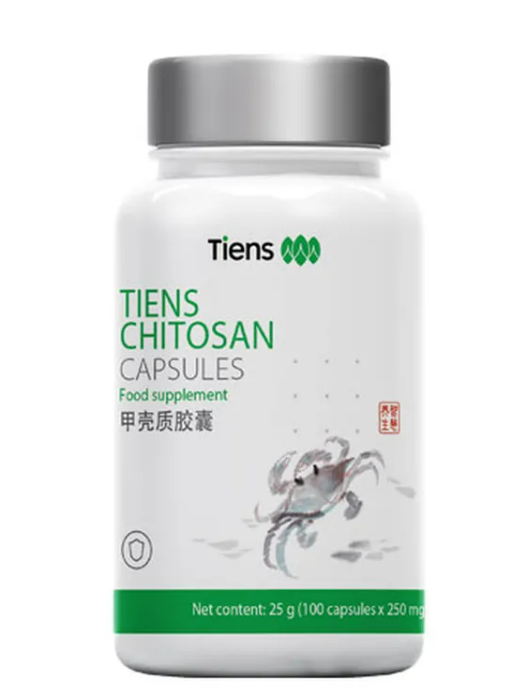 TIENS Chitosan Capsules 100 | Marine Fibre 85% Deacetylation