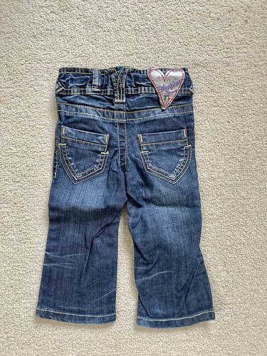 Vingino Authentic Blue Embroidered Flower Bootcut Denim Jeans toddler age 2 - Picture 2 of 15