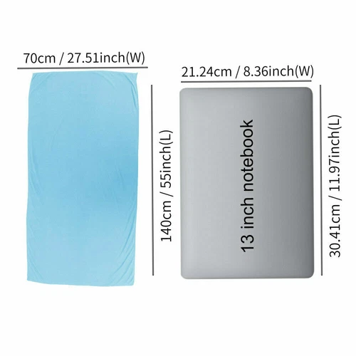 Extra Large Microfibre Lightweight Beach Towel Quick Dry Travel Towel Bath Sheet - Picture 9 of 14