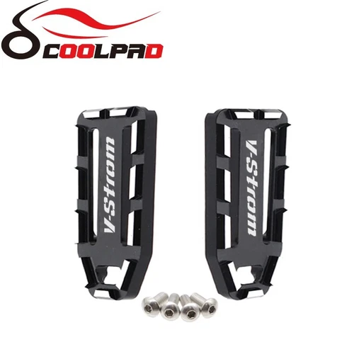 DL650 DL1000 CNC Front Foot Pedal Pad Foot Peg Cover For Suzuki V-Strom 650 1000 - Picture 5 of 7