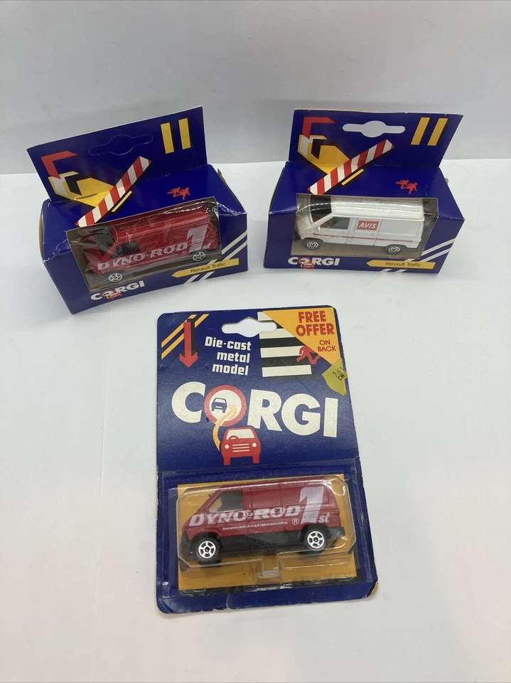 Furgoneta de tráfico Corgi J54 Renault AVIS A D dos Corgy J3 Renault tráfico sellada como está Foto 2 de 4
