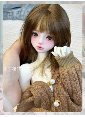BJD cd1/4 ドール 1/4 BJD Doll SD Resin Joint Bare Doll Eyes Face Makeup Pretty Girl